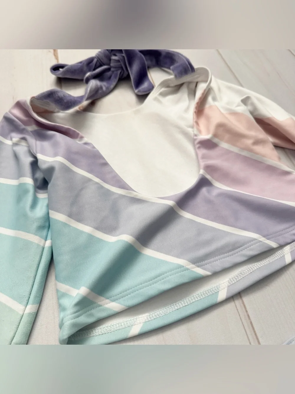 Saint Ida Minty Pastel Two Piece Rash Guard